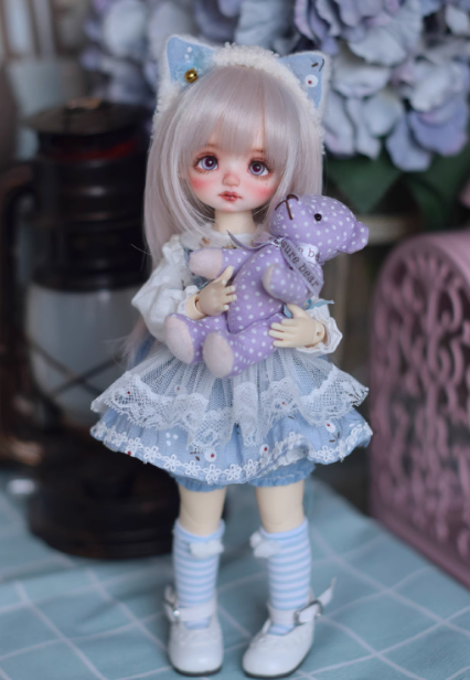 BJD Mi Xiao Gao - 1/6 Original BJD Female Doll with Nude Body, SD Figurine
