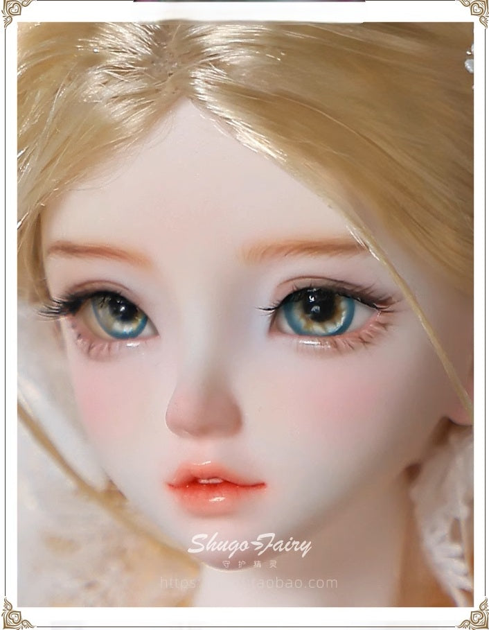 BJD Wenwen & Nuannuan - U1264 Authentic BJD Doll | Dress-Up Dolls with French Vintage Style | Handmade Resin Humanoid Dolls| 1/4 Scale