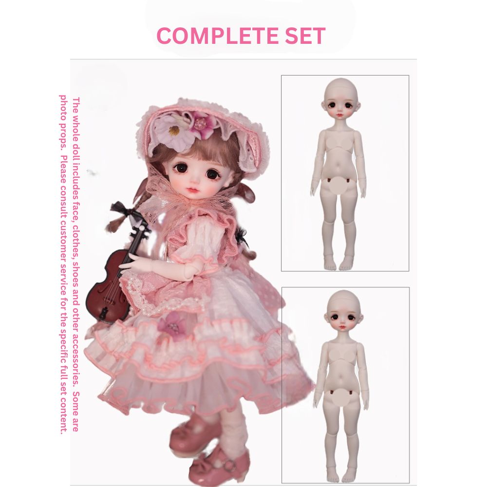BJD Rice Cake - U1232 Authentic girl doll, blank body, SD doll, BJD figure doll - 1/6 Scale