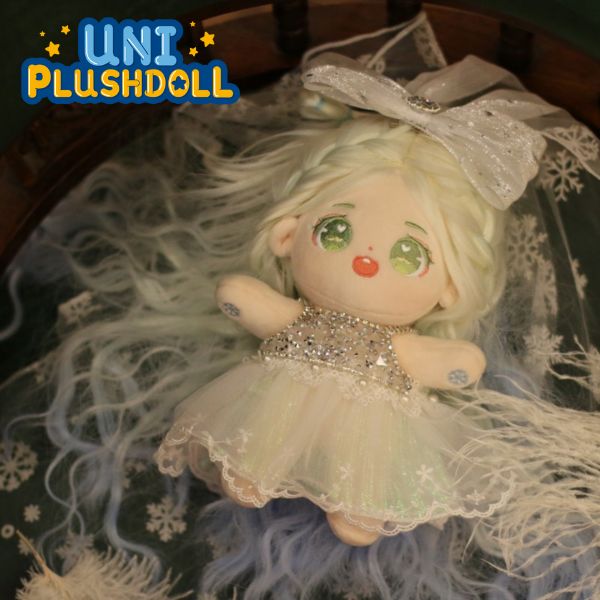 Uni Plush Doll Women's Freya Dress Wedding Dress Suit 20cm Plush Cotton Doll Clothes