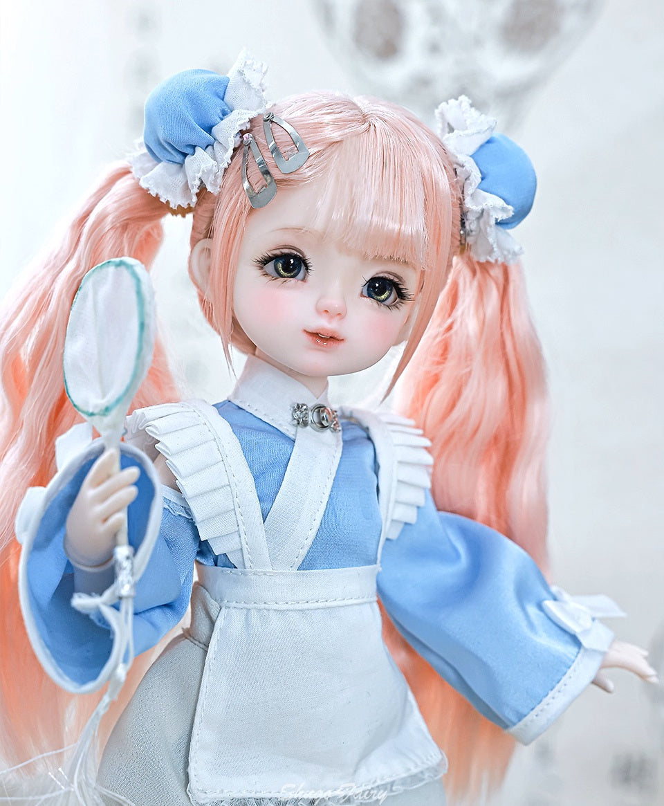 BJD Yenny & Penny - U1265 Original & Authentic BJD Girl Doll – Cute Resin SD-Style Doll with Multiple Poseable Joints- 1/6 Scale