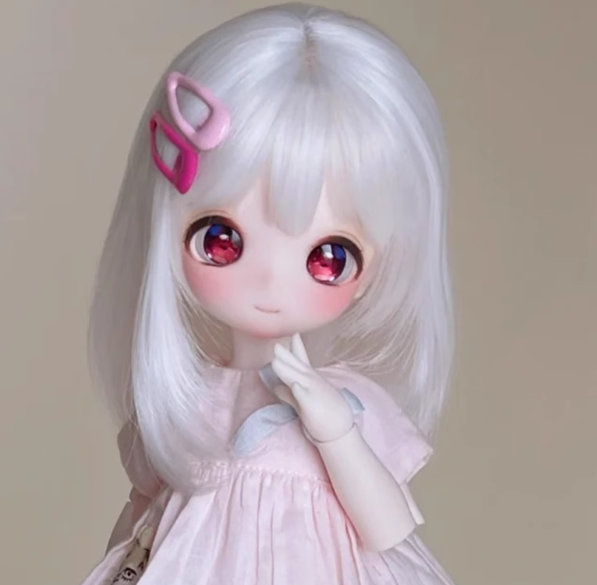 BJD Smiling Bear Girl-  Official Female Base Model in SD Style - 1/6 Scale