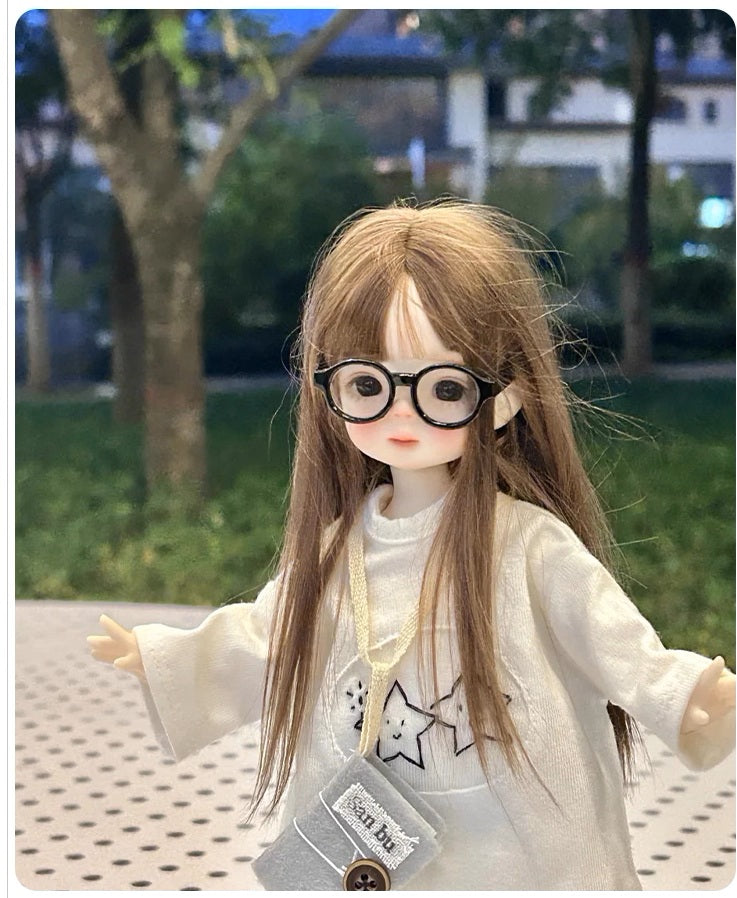 BJD  Smiling 'Soo' - U1244 Exquisite and Adorable Girl Doll, Advanced Jointed, Movable Humanoid Figurine- 1/6 Scale