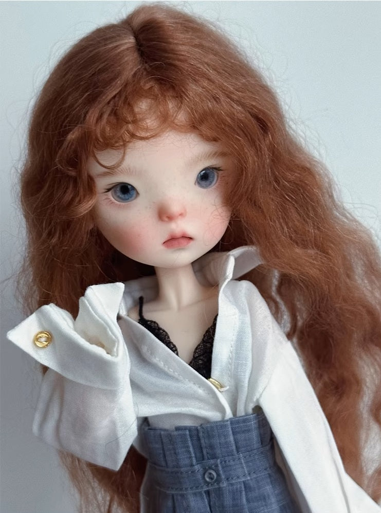 BJD Blue Bean- U1236 Adorable Xiao Bu, special body, SD doll, BJD blank body, resin nude doll with makeup, gift- 1/6 Scale
