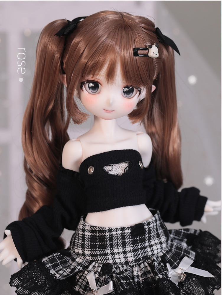 BJD Smiling Bunny Girl- U1227 Authentic Anime Style, blank body, BJD figure, SD doll - 1/4 Scale