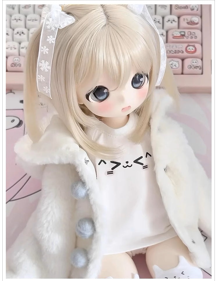 BJD Bear Girl- U1221 Authentic BJD doll , blank body, SD doll, BJD figure doll - 1/4 & 1/6 Scale