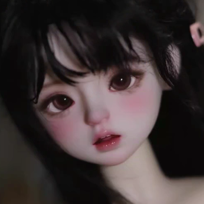 BJD Carla Saki - Female Authentic SD Doll, Articulated Jointed Figurine with Makeup Full Set Noble Style-1/4 Scale