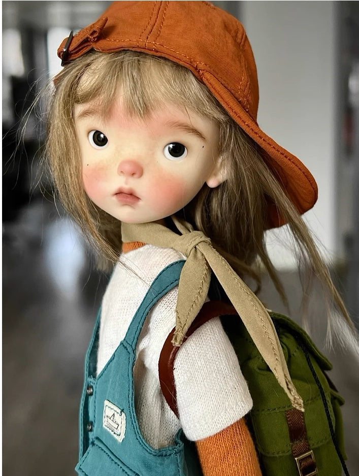 BJD Blue Bean- U1237 Adorable Xiao Bu, special body, SD doll, BJD blank body, resin nude doll with makeup, gift- 1/6 Scale