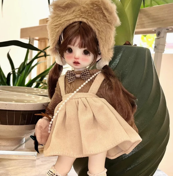 BJD Carol - 1/6 Original BJD Female Doll with Nude Body, SD Figurine