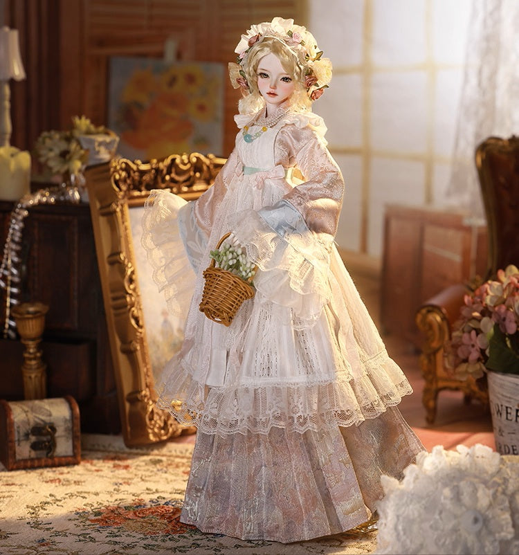 BJD Dendro Fendo - U1262 Authentic BJD Doll Body  | Han-Yang Fusion Style Girl | SD Poseable Jointed Fashion Art Doll - 1/4 Scale