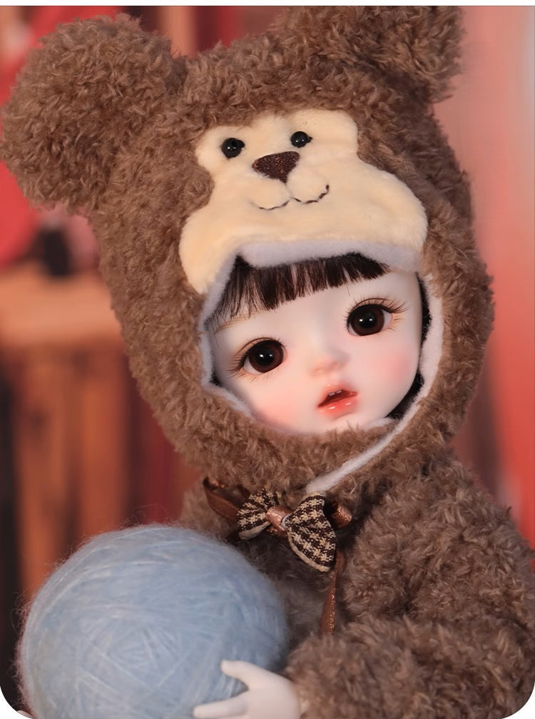 BJD Little Tomato - U1222 Authentic girl, , BJD blank body, BJD figure, SD doll- 1/6 Scale