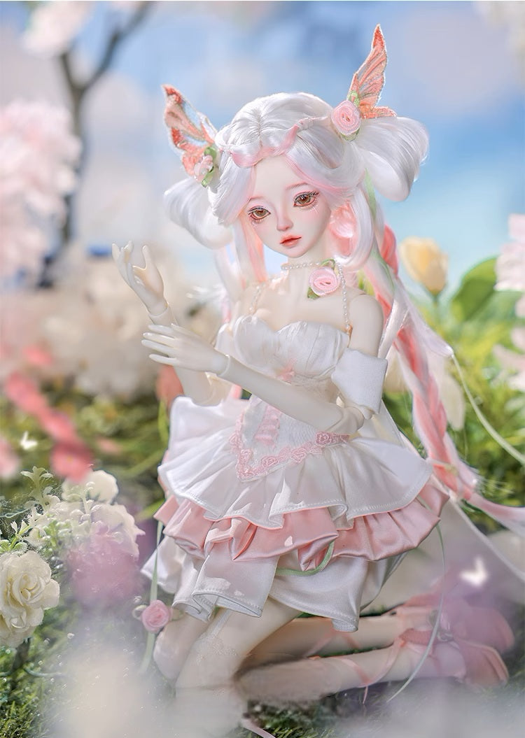 BJD Princess Fufu – U1259 Doll | Handmade SD-Style Art Toy with Poseable Joints | Trendy Collectible Gift- 1/4 Scale