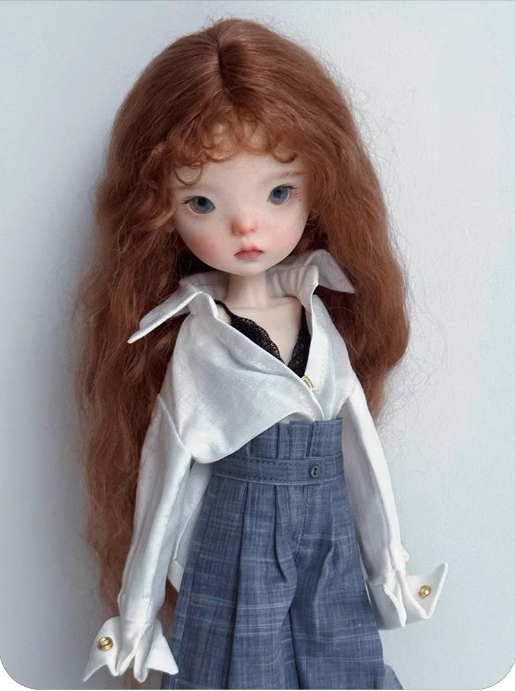 BJD Blue Bean- U1236 Adorable Xiao Bu, special body, SD doll, BJD blank body, resin nude doll with makeup, gift- 1/6 Scale