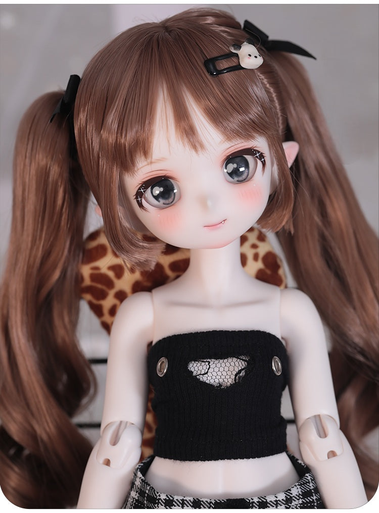 BJD Smiling Bunny Girl- U1227 Authentic Anime Style, blank body, BJD figure, SD doll - 1/4 Scale