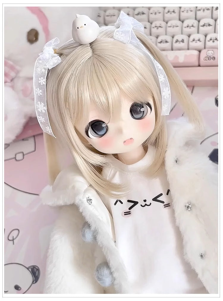 BJD Bear Girl- U1221 Authentic BJD doll , blank body, SD doll, BJD figure doll - 1/4 & 1/6 Scale