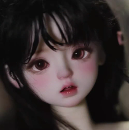 BJD Carla Saki - Female Authentic SD Doll, Articulated Jointed Figurine with Makeup Full Set Noble Style-1/4 Scale