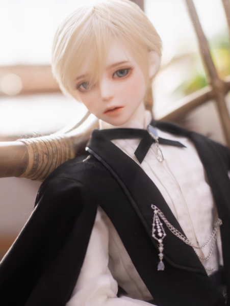[Doll Clothes] Custom-Made BJD SD School Uniform with Academy-Style Cape & Figurine Pants (1/6, 1/4, 1/3 Male Dolls)