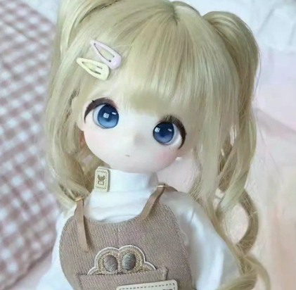 BJD Smiling Bear Doll - Official Female Doll Base Model in SD Figurine- 1/4 Scale
