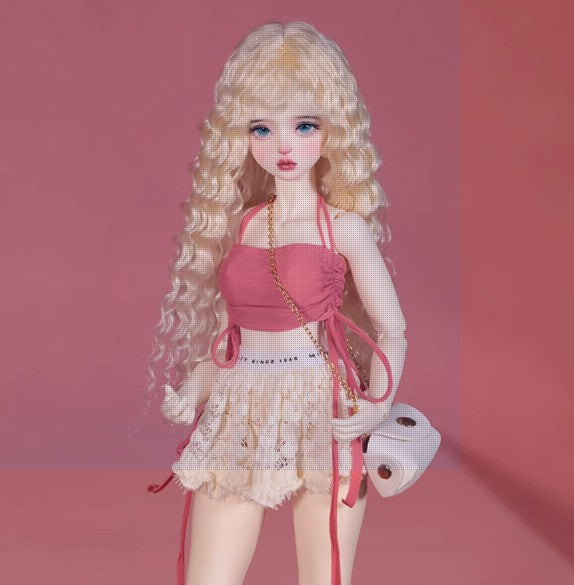 BJD Doukou Female Doll - 1/4 Original BJD Nude Body, SD BJD Figurine