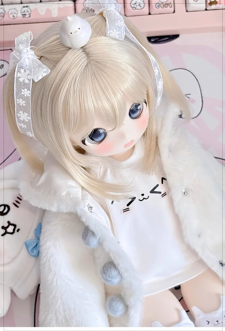 BJD Bear Girl- U1221 Authentic BJD doll , blank body, SD doll, BJD figure doll - 1/4 & 1/6 Scale
