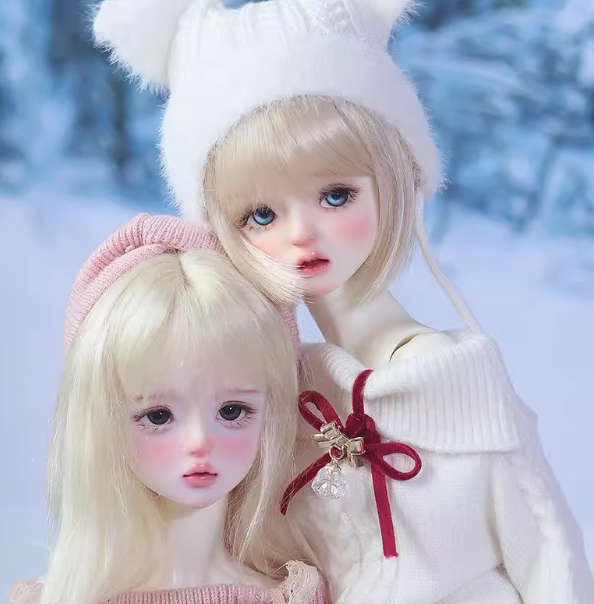 BJD Lily of the Valley - 1/4 Original Female Doll with Nude Body, SD Jointed Figurine