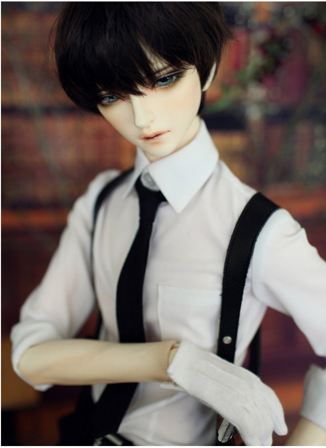BJD [Men's Clothing] Black suit set - U1234 mature male, muscular male, men's clothing, customizable sizes- 1/4 Scale