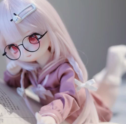 BJD Smiling Bear - Official Female Doll Base Model in SD Figurine- 1/4 Scale