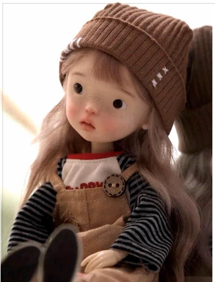 BJD Blue Bean- U1239  Adorable Xiao Bu, SD doll, BJD blank body, resin nude doll with makeup, gift.- 1/6 Scale