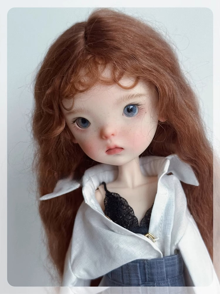 BJD Blue Bean- U1236 Adorable Xiao Bu, special body, SD doll, BJD blank body, resin nude doll with makeup, gift- 1/6 Scale