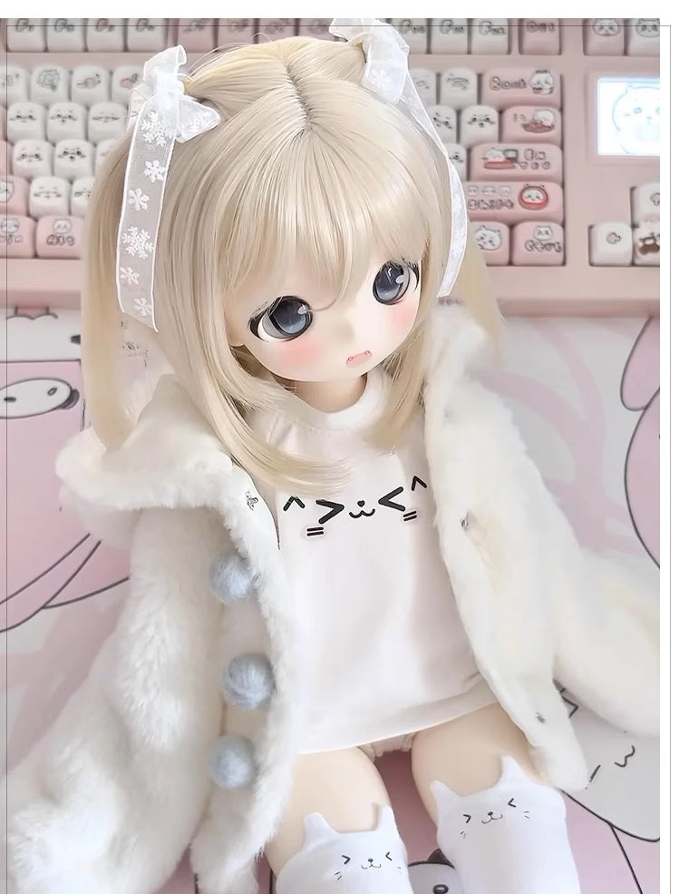 BJD Bear Girl- U1221 Authentic BJD doll , blank body, SD doll, BJD figure doll - 1/4 & 1/6 Scale