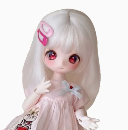 BJD Smiling Bear Girl-  Official Female Base Model in SD Style - 1/6 Scale