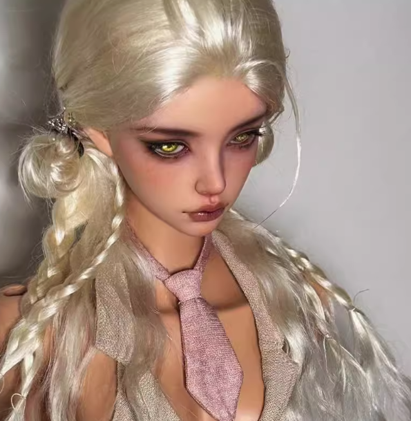 BJD Mari (Mary) - 1/4 Original BJD Female Doll with Nude Body, SD Jointed Figurine