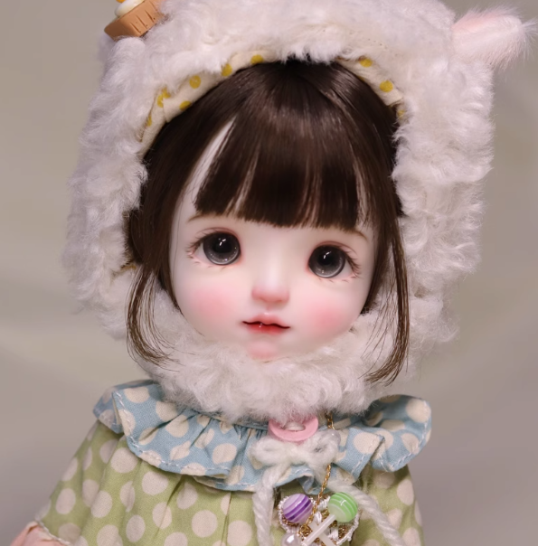 BJD Mi Xiao Gao - 1/6 Original BJD Female Doll with Nude Body, SD Figurine