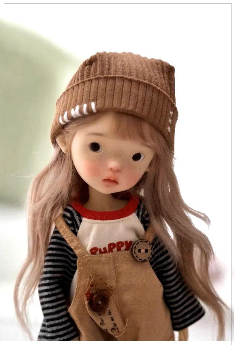 BJD Blue Bean- U1239  Adorable Xiao Bu, SD doll, BJD blank body, resin nude doll with makeup, gift.- 1/6 Scale
