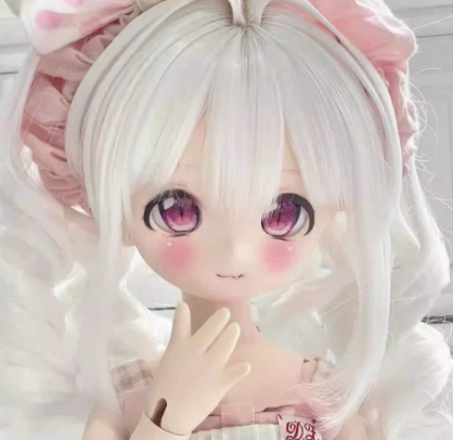 BJD Egg Bear Girl -  Official Female Base Model in SD Style Figurine- 1/4 Scale