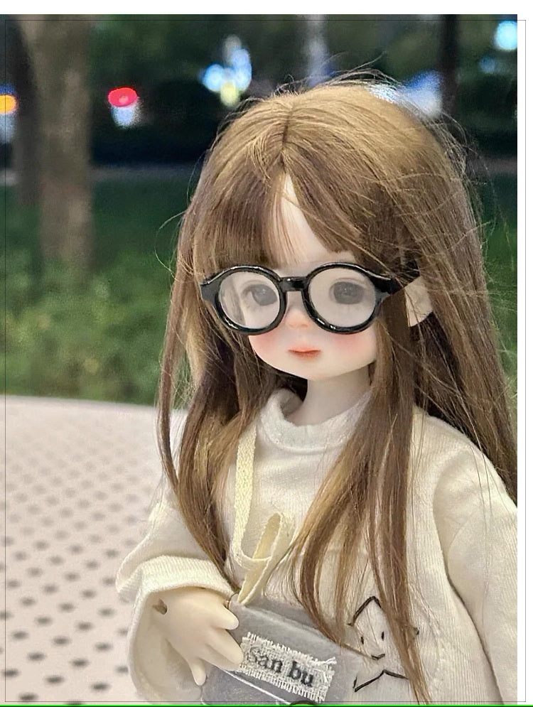 BJD  Smiling 'Soo' - U1244 Exquisite and Adorable Girl Doll, Advanced Jointed, Movable Humanoid Figurine- 1/6 Scale