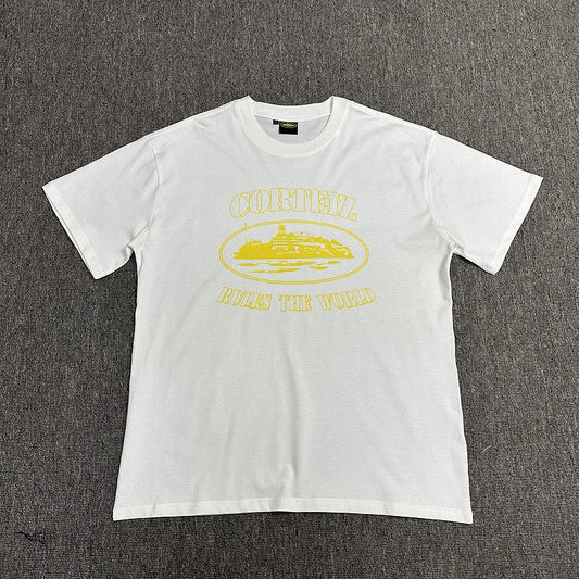 Vintage Graphic Print Short Sleeve T-Shirt Casual Streetwear Cotton Tee