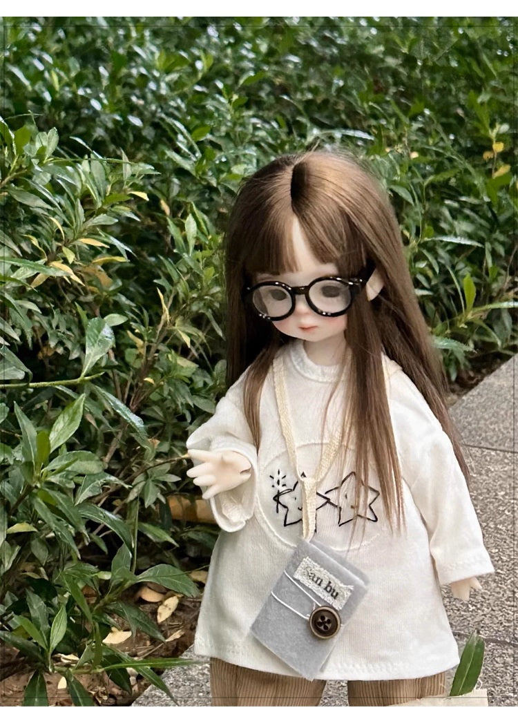 BJD  Smiling 'Soo' - U1244 Exquisite and Adorable Girl Doll, Advanced Jointed, Movable Humanoid Figurine- 1/6 Scale