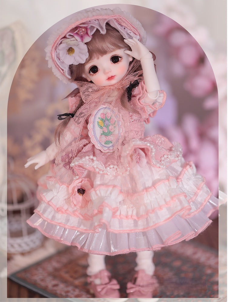 BJD Rice Cake - U1232 Authentic girl doll, blank body, SD doll, BJD figure doll - 1/6 Scale