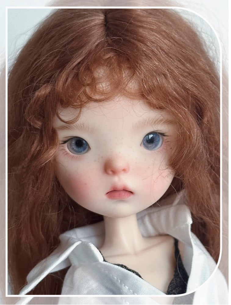 BJD Blue Bean- U1236 Adorable Xiao Bu, special body, SD doll, BJD blank body, resin nude doll with makeup, gift- 1/6 Scale
