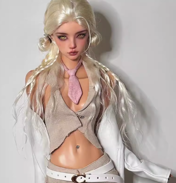 BJD Mari (Mary) - 1/4 Original BJD Female Doll with Nude Body, SD Jointed Figurine