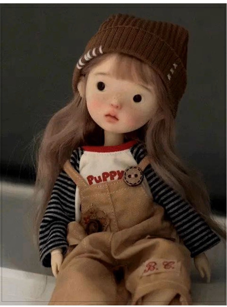 BJD Blue Bean- U1239  Adorable Xiao Bu, SD doll, BJD blank body, resin nude doll with makeup, gift.- 1/6 Scale