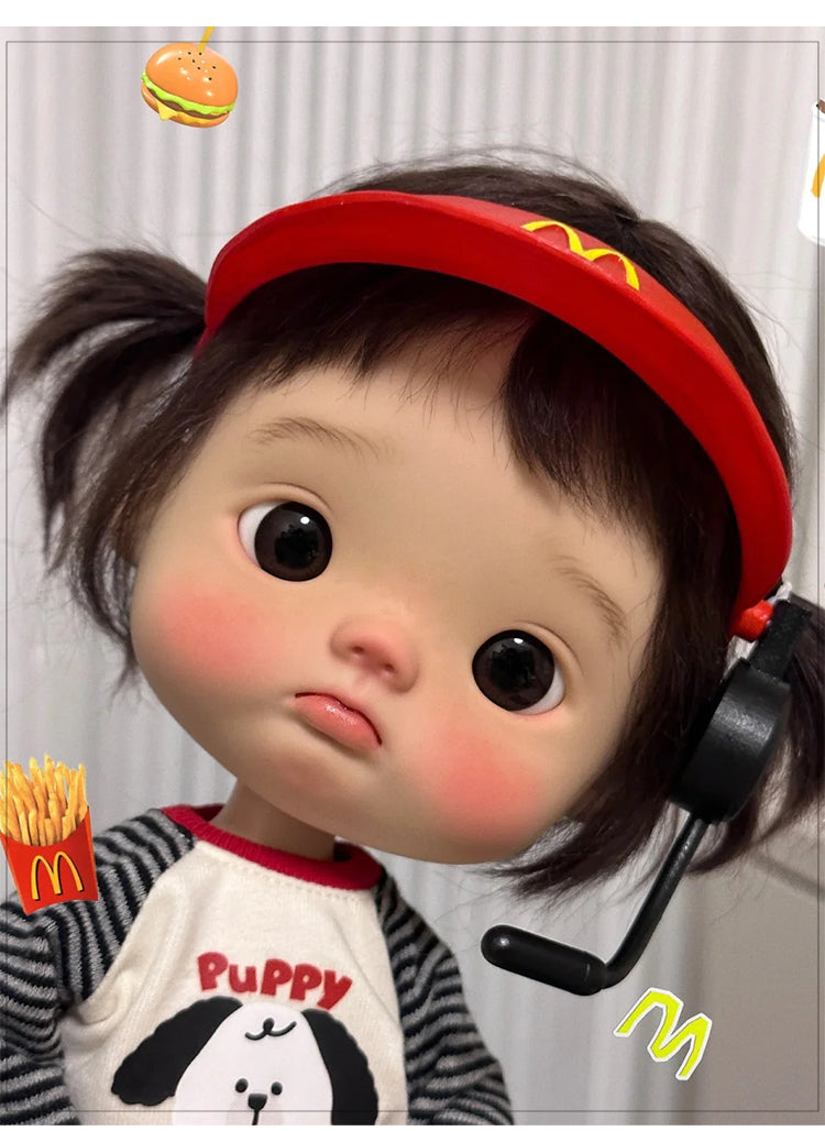 BJD 'Dian Mei / Da Meng, Shao Dian Yu, Xiao Bu' - U1230 Authentic BJD doll, big-headed doll,  small doll, BJD nude doll with makeup- 1/6 Scale