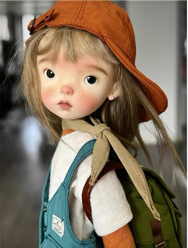 BJD Blue Bean- U1237 Adorable Xiao Bu, special body, SD doll, BJD blank body, resin nude doll with makeup, gift- 1/6 Scale