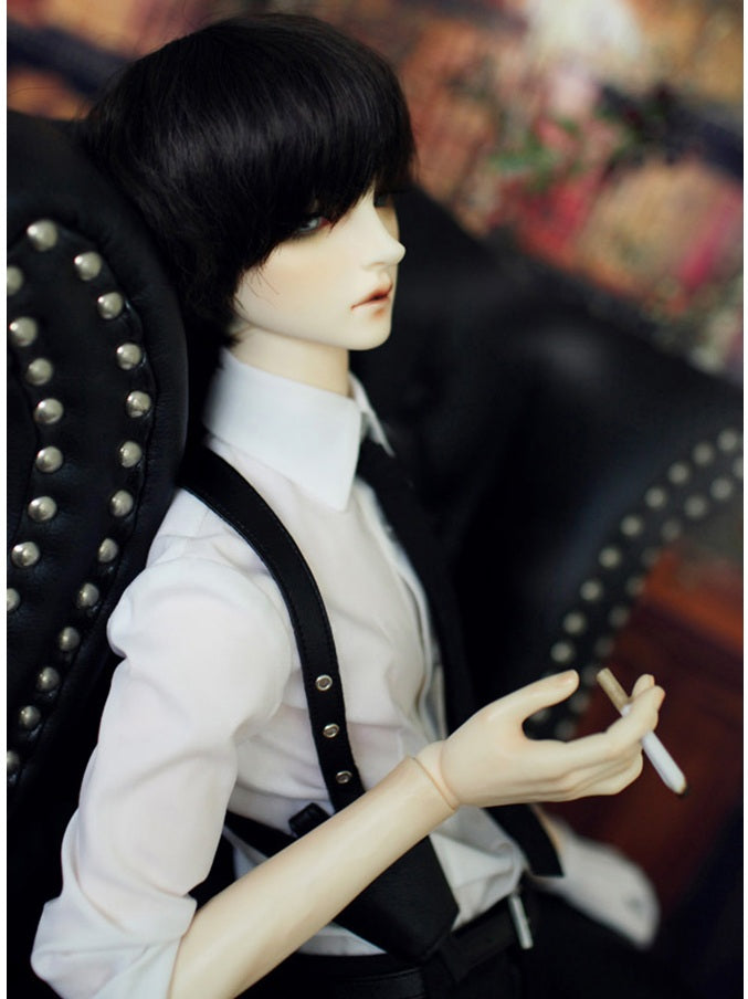 BJD [Men's Clothing] Black suit set - U1234 mature male, muscular male, men's clothing, customizable sizes- 1/4 Scale