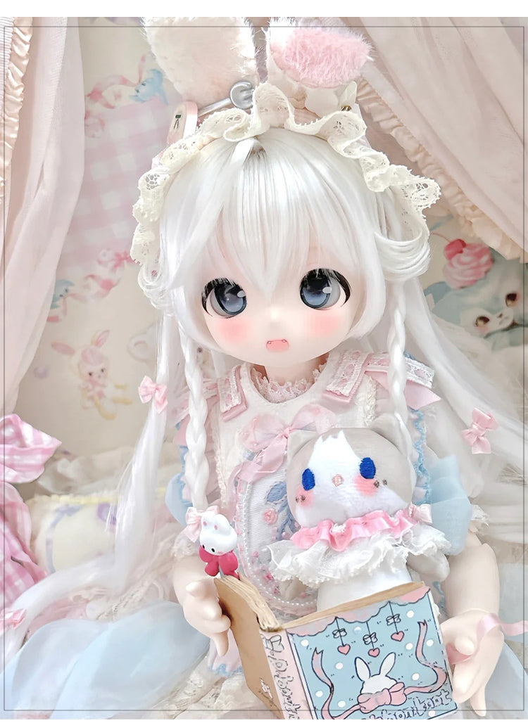 BJD Bear Girl- U1249 Authentic doll , BJD blank body, SD doll, BJD figure doll- 1/4 and 1/6 Scale