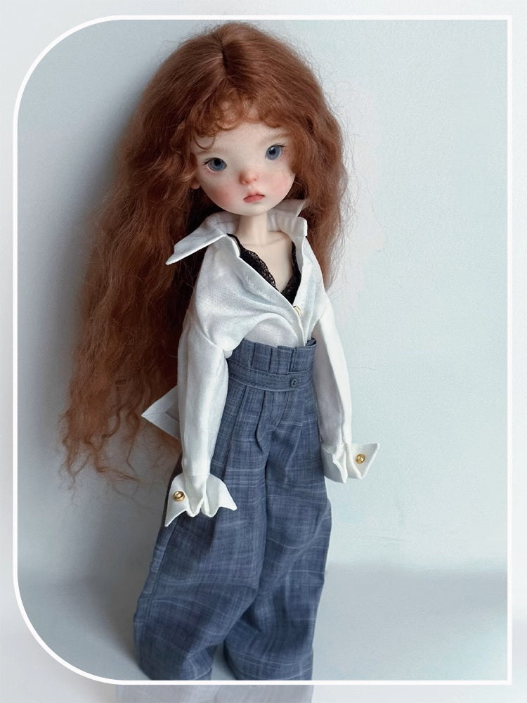 BJD Blue Bean- U1236 Adorable Xiao Bu, special body, SD doll, BJD blank body, resin nude doll with makeup, gift- 1/6 Scale