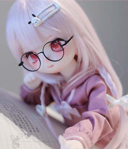 BJD Smiling Bear - Official Female Doll Base Model in SD Figurine- 1/4 Scale