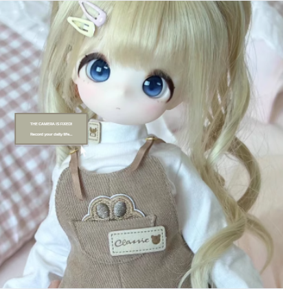 BJD Smiling Bear Doll - Official Female Doll Base Model in SD Figurine- 1/4 Scale