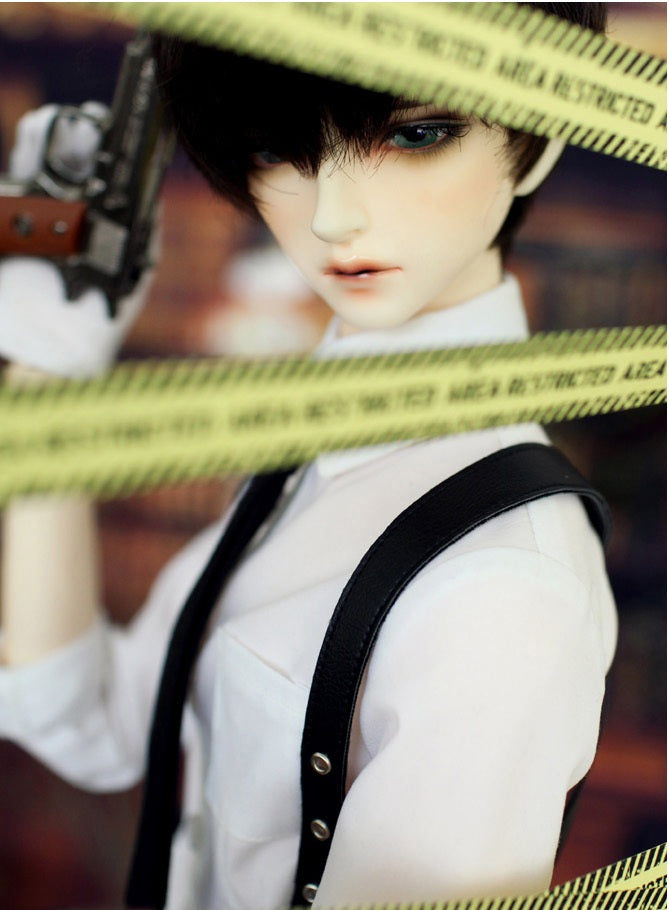 BJD [Men's Clothing] Black suit set - U1234 mature male, muscular male, men's clothing, customizable sizes- 1/4 Scale
